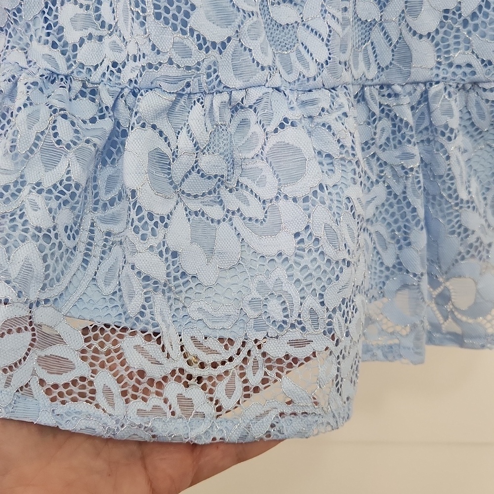 NWT The Children's Place Lace Shortsleeve Tiered Dress Size 5/6 - Picture 6 of 10